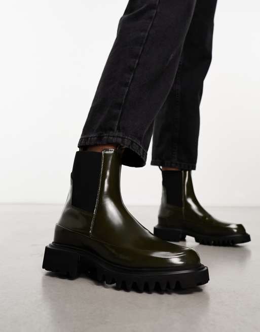 Harlee leather hotsell boot ralph lauren