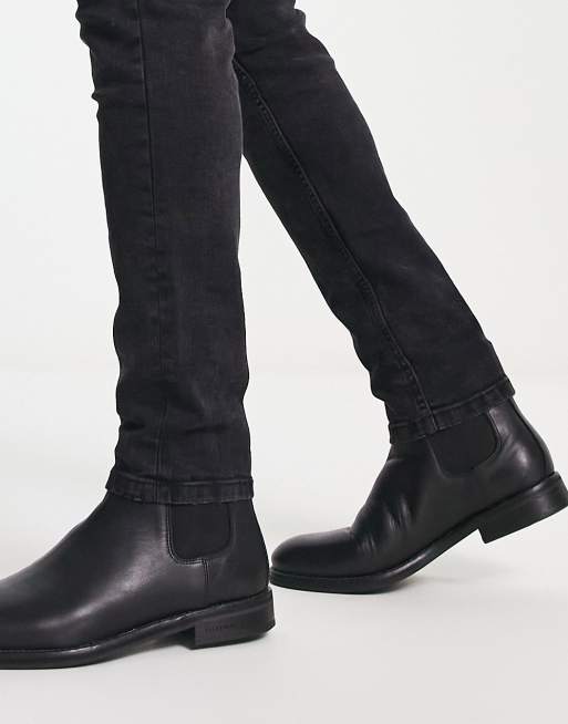 All saints sale black chelsea boots