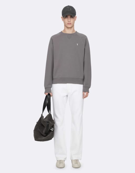 AllSaints Harlow col rond gris dauphin, 6 de 7