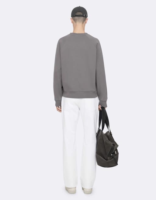 AllSaints Harlow col rond gris dauphin, 7 de 7