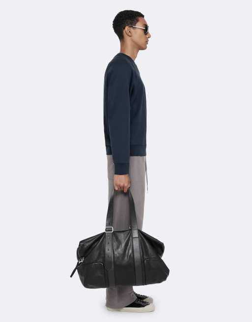 AllSaints Harlow Rundhalsausschnitt in Marineblau, 6 von 6