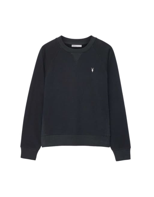 AllSaints Harlow Sweatshirt in verwaschenem Schwarz, 2 von 6