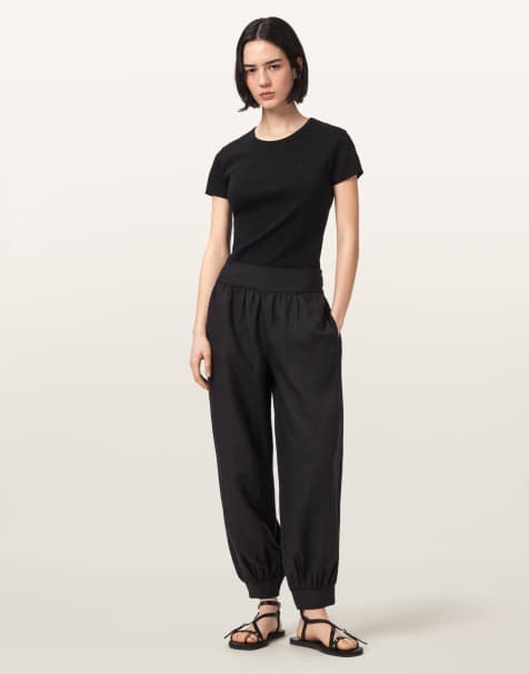 AllSaints – Harrie – Hose in Schwarz - view 1