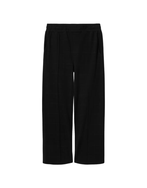 AllSaints - Harris - Pantalones de chándal negros a cuadros, 2 de 6