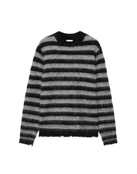 AllSaints Harry col rond en noir/gris Monument - view 1