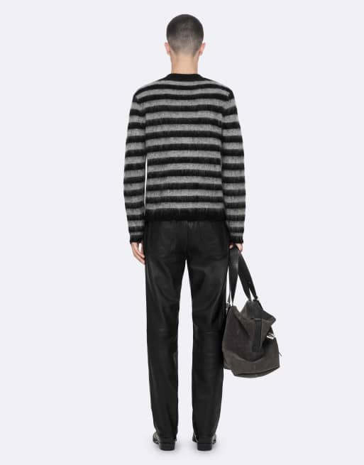 AllSaints Harry de cuello redondo en negro/gris Monument, 2 de 7