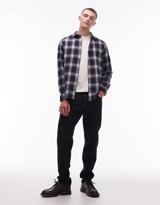 AllSaints – Haven – Czarna koszula z długim rękawem w kratę, 2 z 5