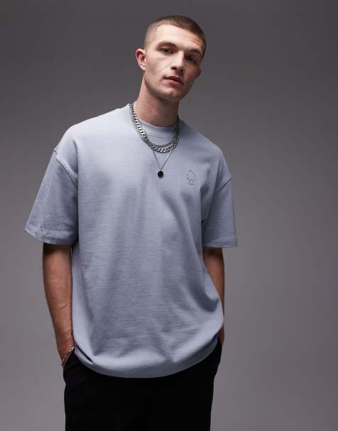Allsaints haven t-shirt in willow blue - view 1