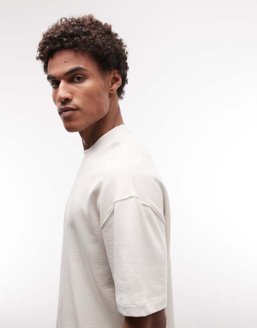 AllSaints - Haven - T-shirt met klein geborduurd logo op de borst in wit, 4 van 5