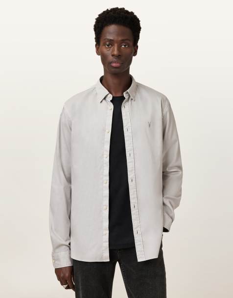 AllSaints - Hawthorne - Chemise à manches longues - Gris - view 1