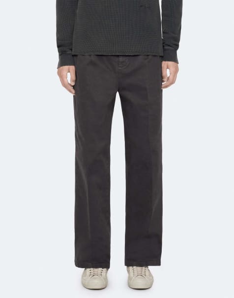 AllSaints Haydon chino slim en noir anthracite - view 1
