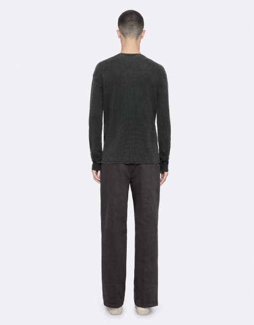 AllSaints Haydon chino slim en noir anthracite, 4 de 7