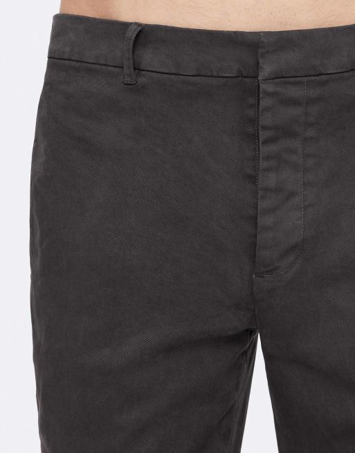 AllSaints Haydon schmale Chino in Anthrazitschwarz, 5 von 6
