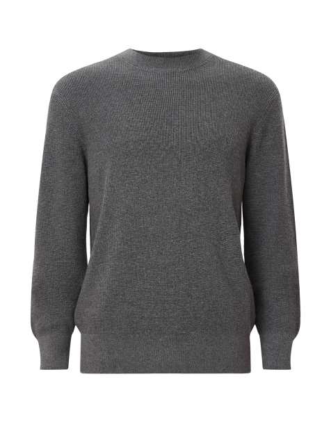 AllSaints - Hayes - Trui van merinowol met ronde hals in grijs - view 1