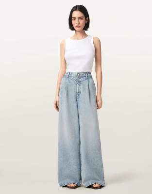 Haze - Jean plissé - Indigo clair-Bleu W26
