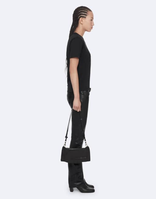 AllSaints Hela T-Shirt in verwaschenem Schwarz, 6 von 6