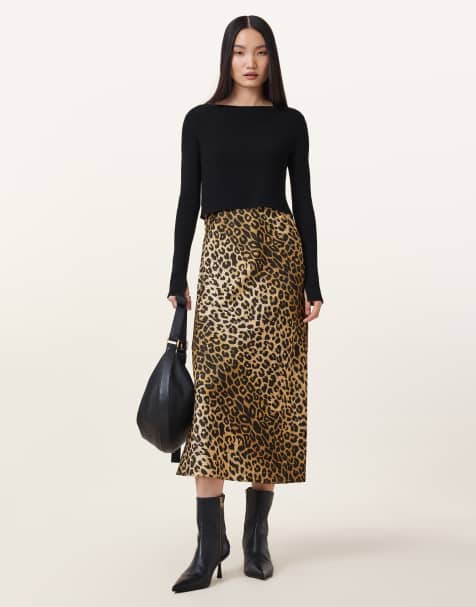 AllSaints - Hera Leppo - Jurk in zwart - view 1