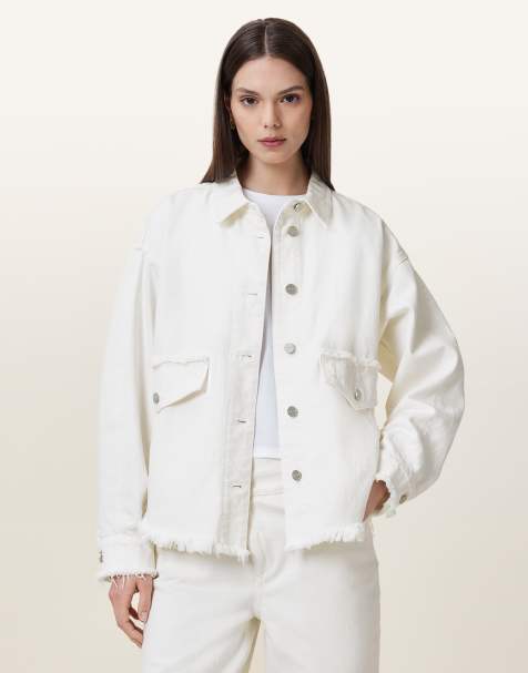 AllSaints - Hettie - Shacket in gebroken wit - view 1