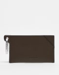[AllSaints] AllSaints Hex cardholder in brown One Size FANGO BROWN
