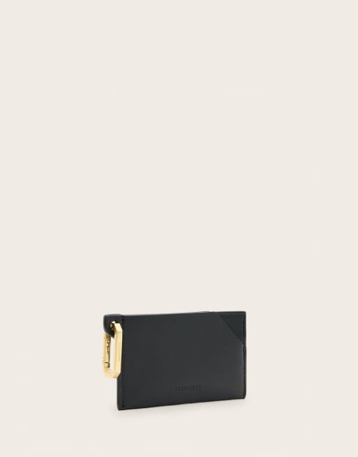 AllSaints – Hex – Kartenetui in Schwarz