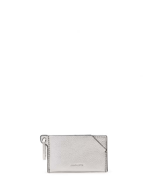 AllSaints - Hex - Porte-cartes - Argenté