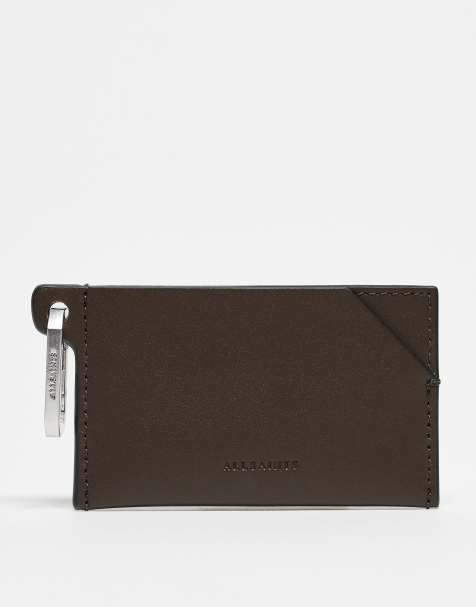 AllSaints - Hex - Porte-cartes - Marron - view 1