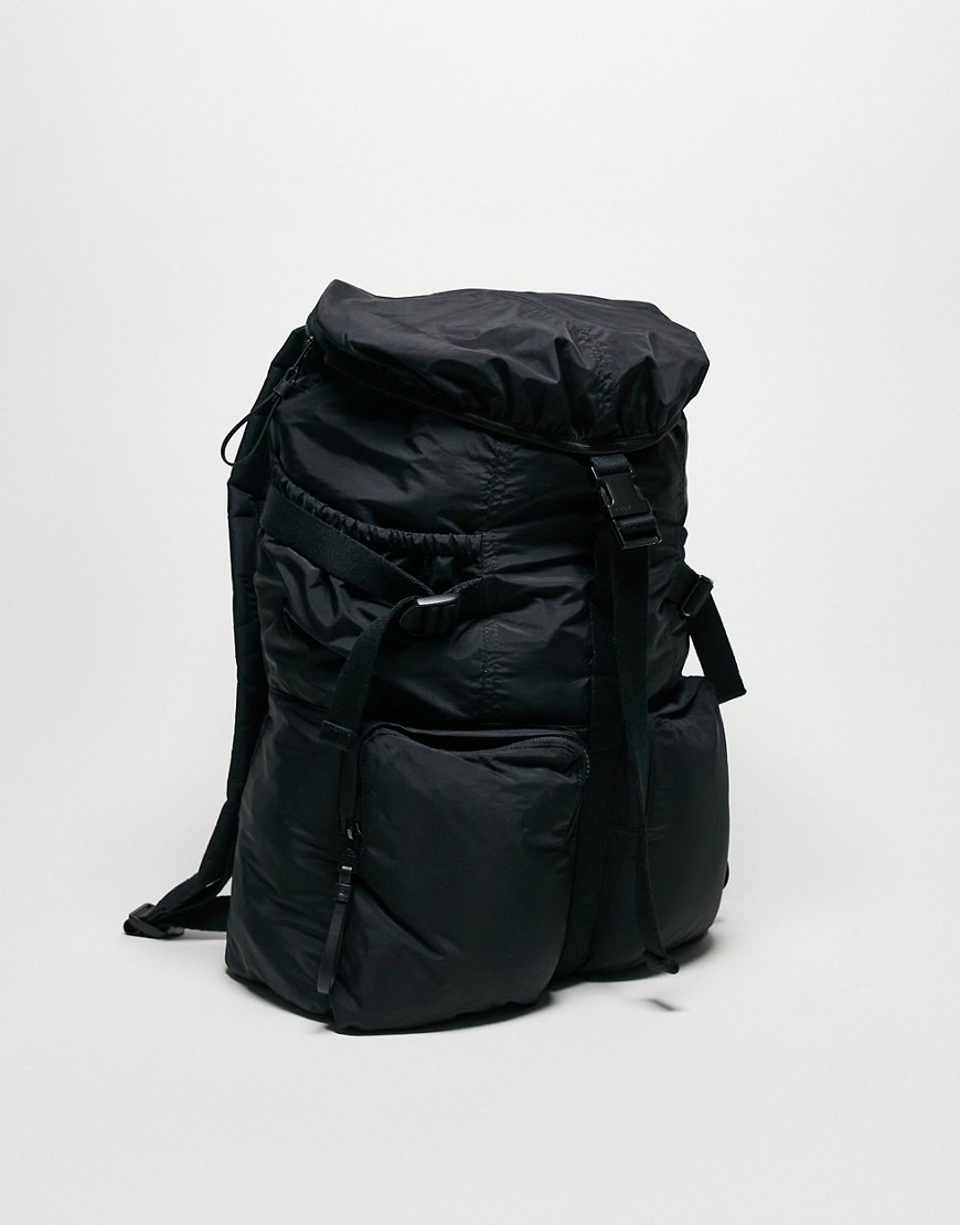 Allsaints Hiking Backpack In Black