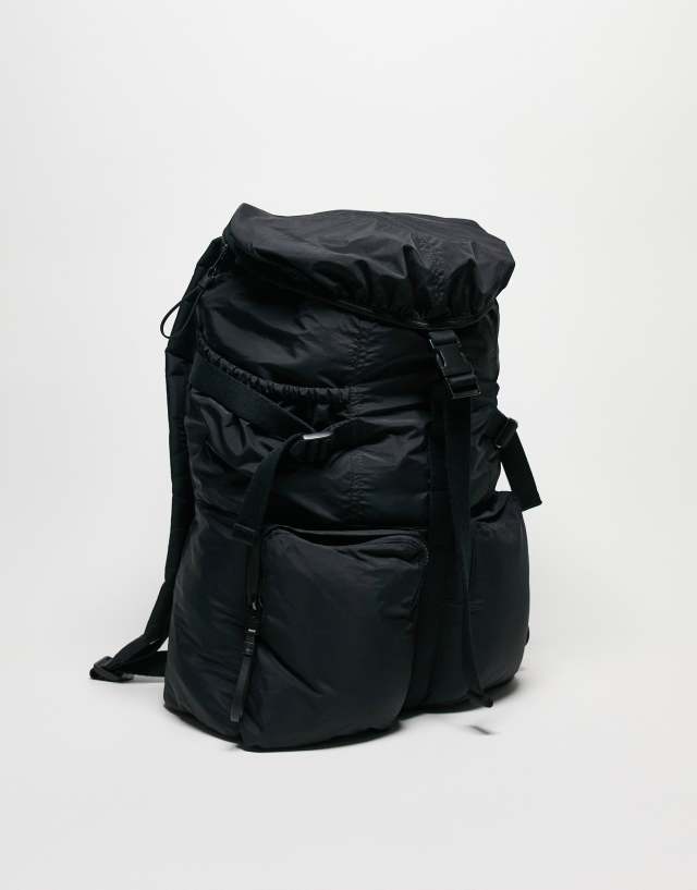 AllSaints hiking backpack in black