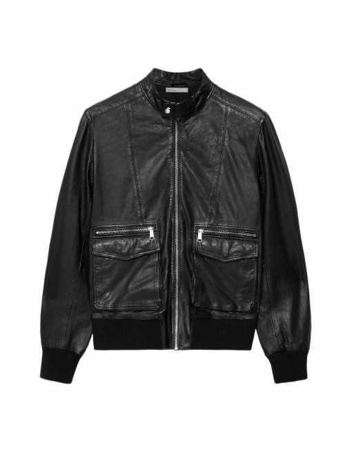 AllSaints Hiro Bomberjacke in Schwarz, 2 von 6
