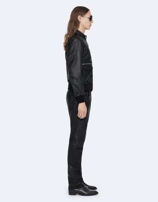 AllSaints Hiro Bomberjacke in Schwarz, 6 von 6