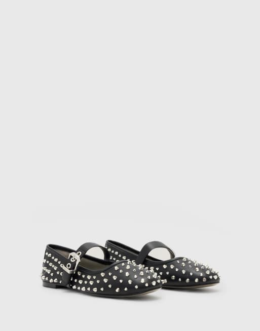 AllSaints - Holly - Schoenen met studs in zwart , 2 van 4