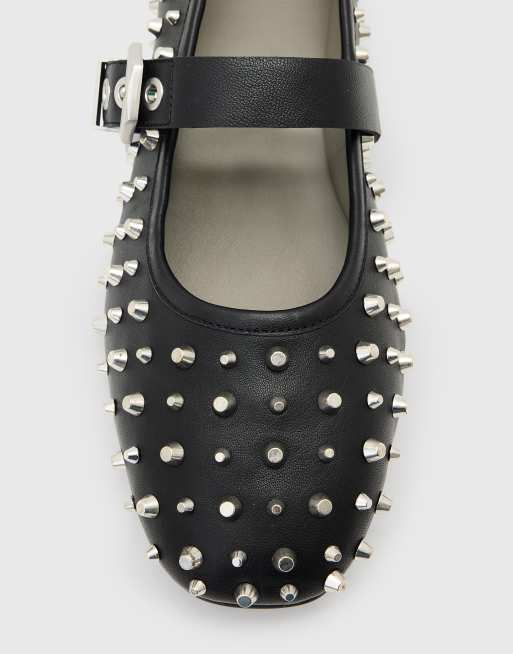 AllSaints - Holly - Schoenen met studs in zwart , 3 van 4
