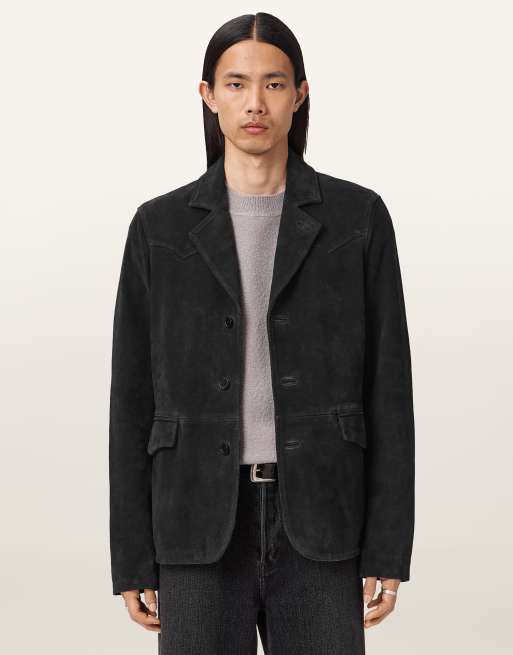 AllSaints – Hornett – Blazer in Zwielicht-Schwarz