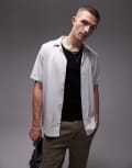 [AllSaints] AllSaints hudson shirt in cloudy grey XS Cloudy grey