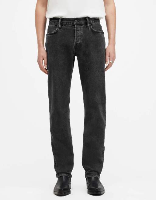AllSaints – Iggy – Jeans in Tiefschwarz