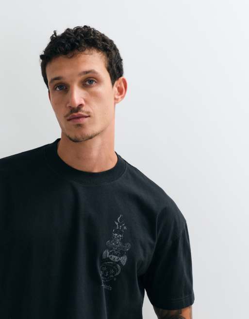 AllSaints - Ignis - T-shirt à manches courtes avec logo graphique et imprimé au dos - Blanc, 5 de 5
