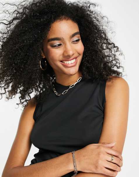 AllSaints Imogen vest in black