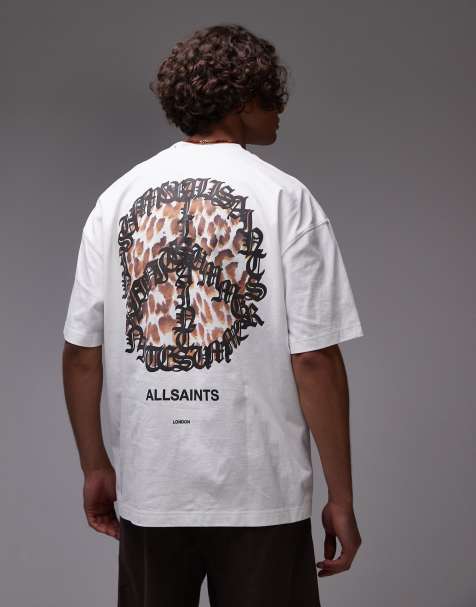 AllSaints Incessant t-shirt in chalk white - view 1