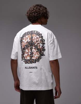 [AllSaints] AllSaints Incessant t-shirt in chalk white S Chalk white