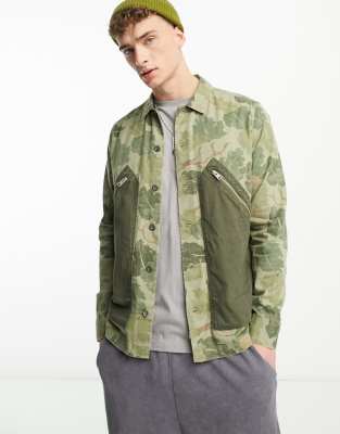 AllSaints 'Emblem' patterned shirt, Men's Clothing