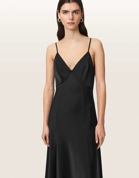 AllSaints - Irina - Jurk in zwart - view 1