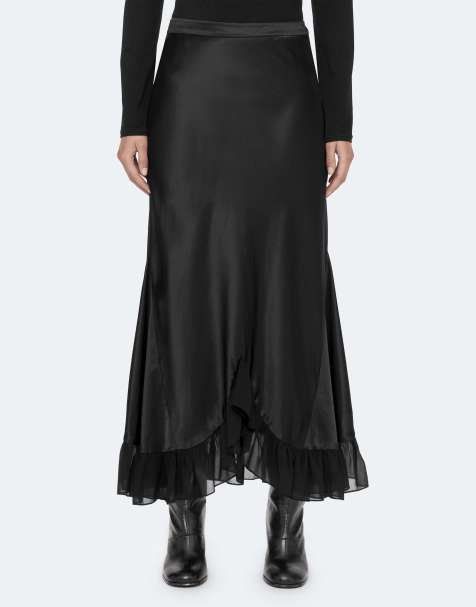AllSaints Irma jupe noire - view 1