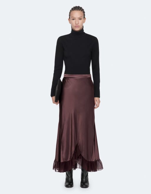 AllSaints – Irma – Rock in Ochsenblutrot, 3 von 6