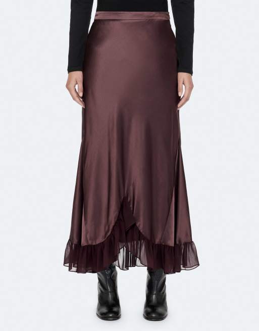 AllSaints – Irma – Rock in Ochsenblutrot, 4 von 6