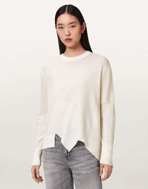 AllSaints - Isla - Pull - Blanc craie - view 1
