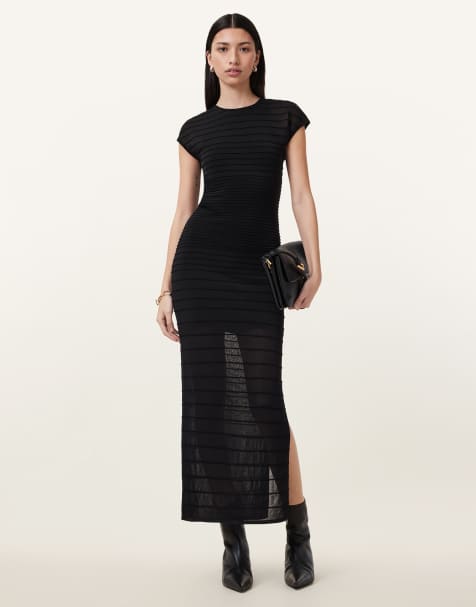 AllSaints - Ivana - Robe - Noir - view 1