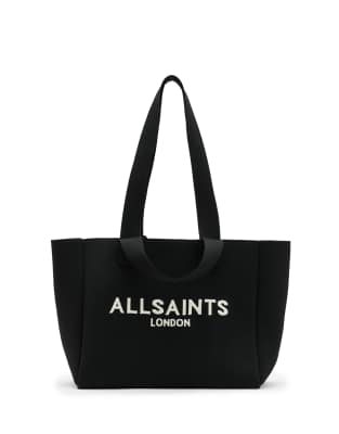AllSaints - Izzy - Mittelgroße Tragetasche in Schwarz
