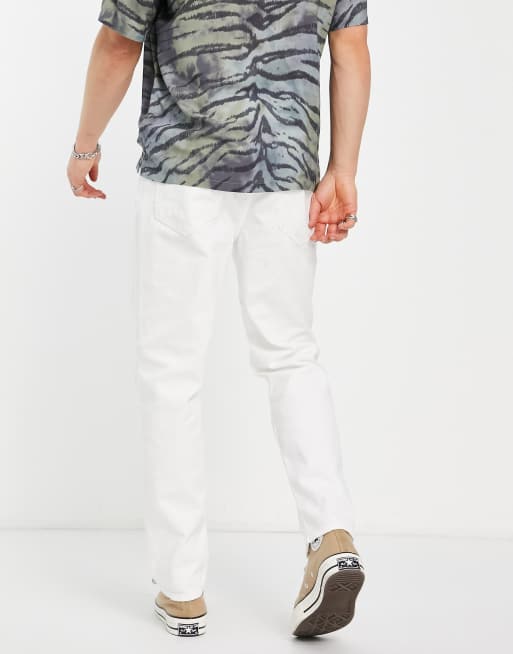 AllSaints - Jack - Cropped jeans met toelopende pijpen in wit, 2 van 4