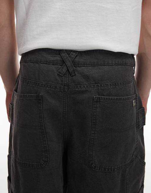 AllSaints - Jackson - Baggy denim jeans in zwart met wassing, 4 van 5