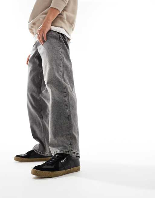 AllSaints jaimee leather low top sneakers in black | ASOS